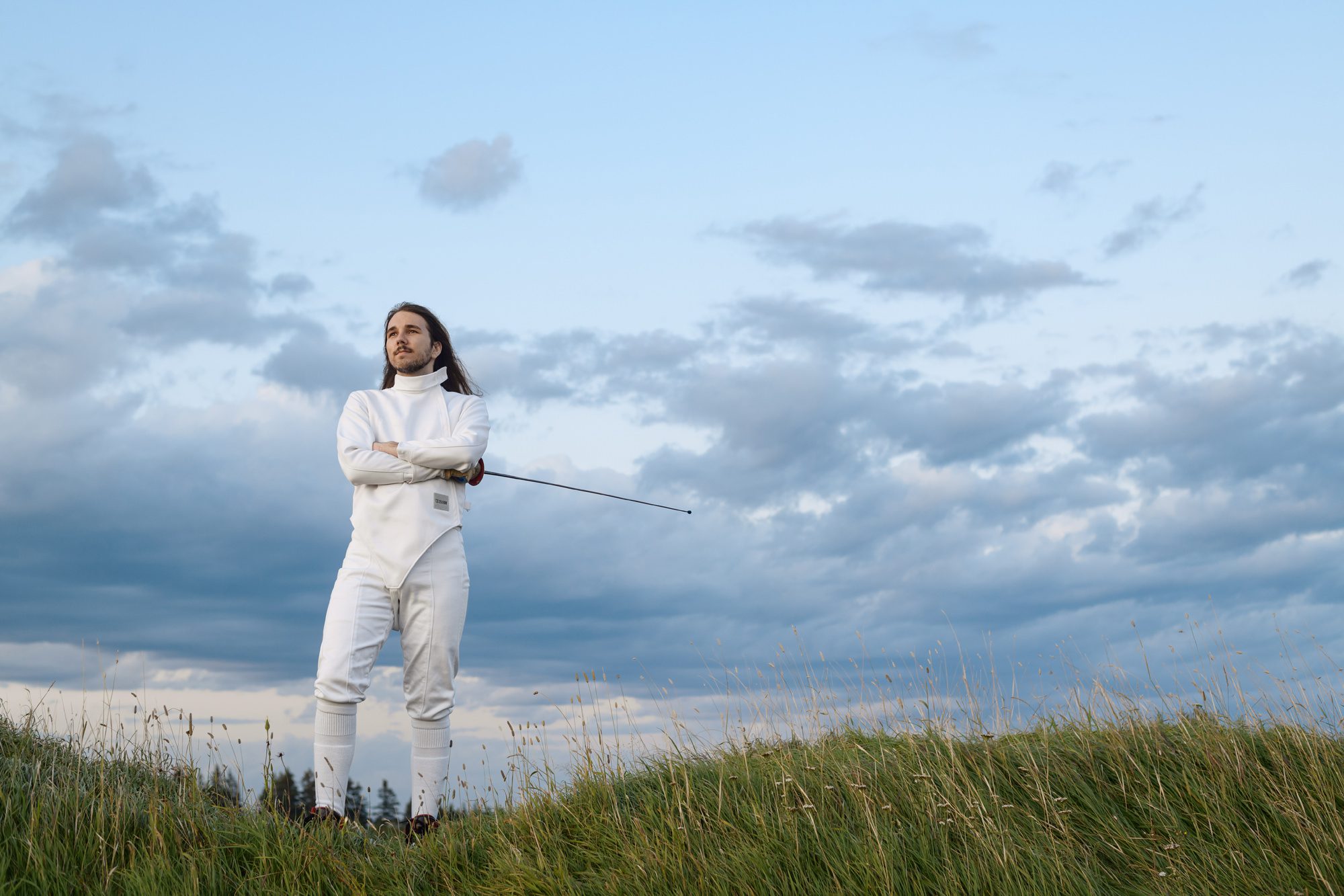 Environmental Portrait Fencing Athlete