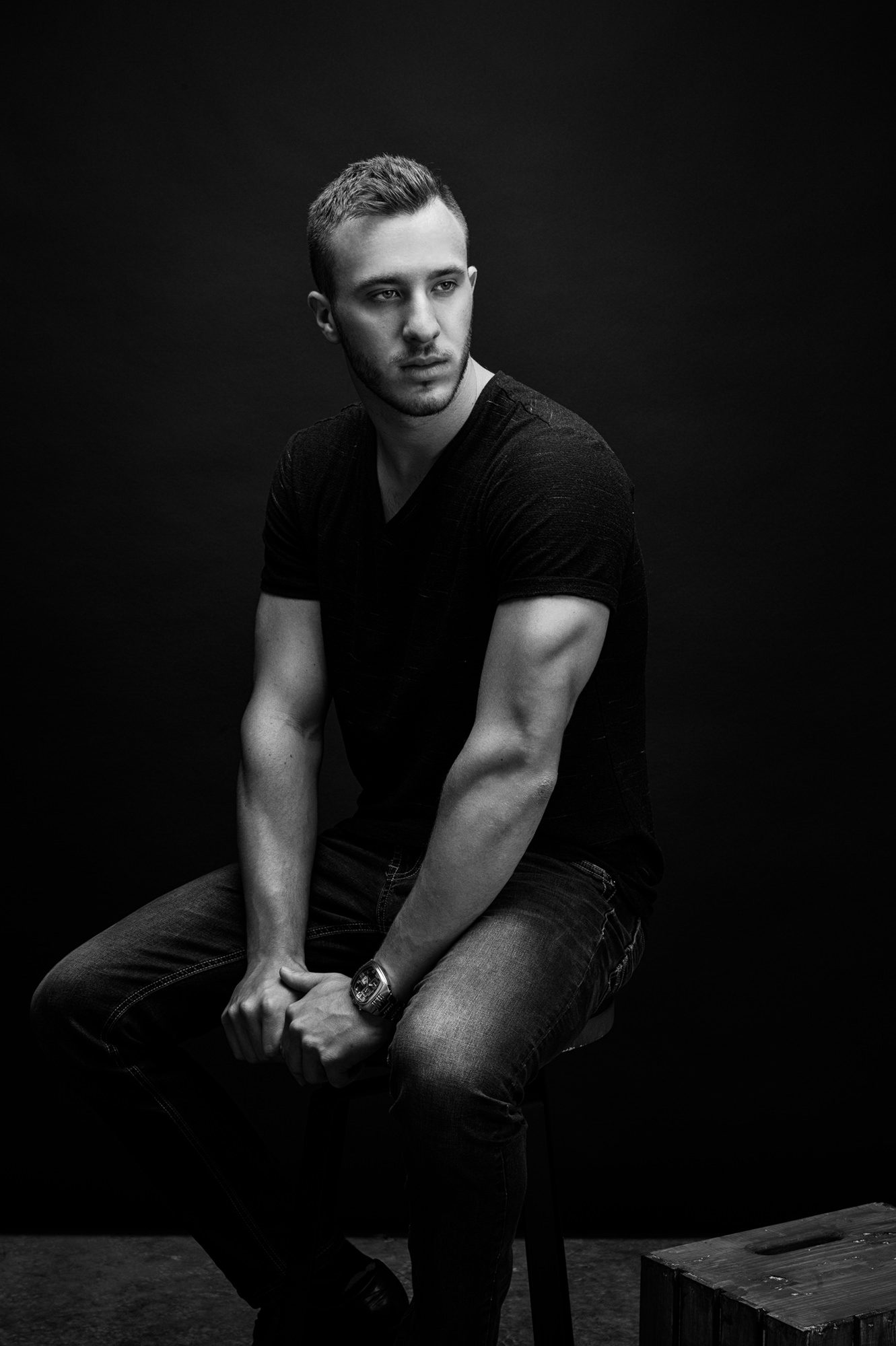 Athletic male portrait