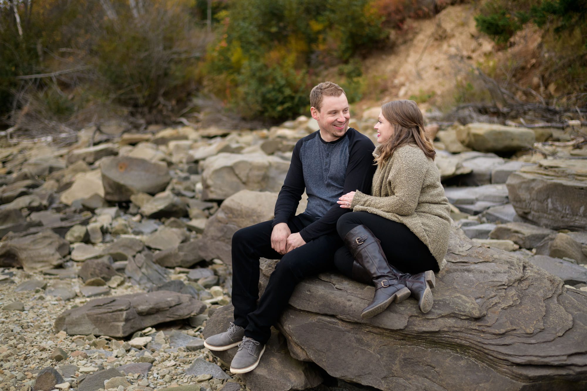 Engagement session at the beach
