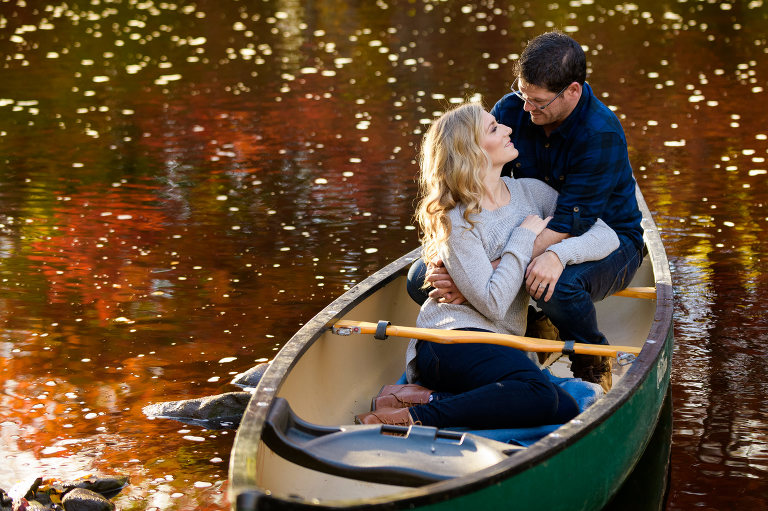 River canoe engagement